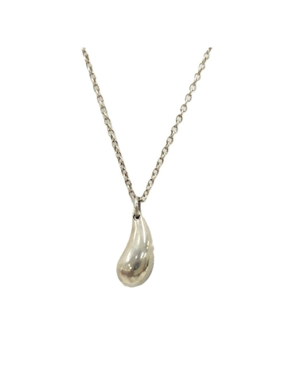 Tiffany & Co Teardrop Necklace Silver